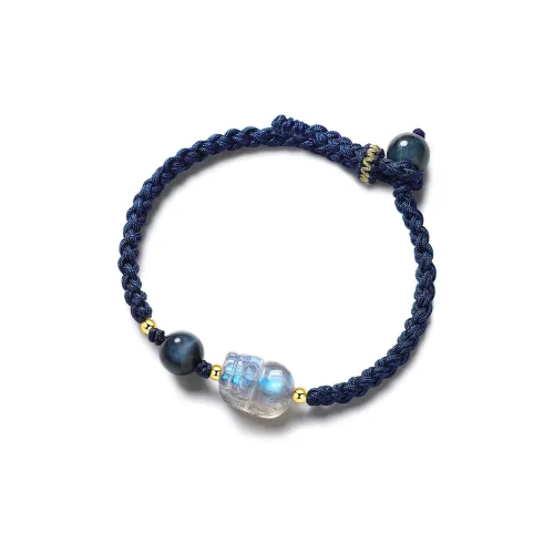 STYLEJING Кристальные браслеты унисекс маленький синий