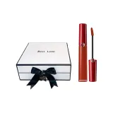 Красная жидкая помада Tube 415#, коричневый оттенок красного дерева, объем 6,5 мл