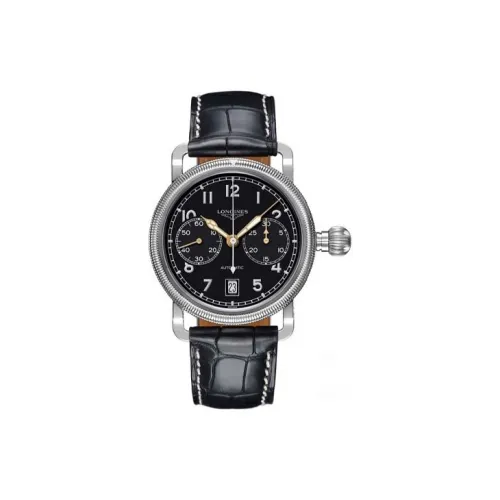 LONGINES Classic Vintage Автоматический Механический Механизм Мужские Часы 41 мм Черный Циферблат