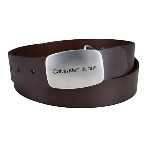 Calvin Klein Ремни из коровьей кожи, коричневые, мужские