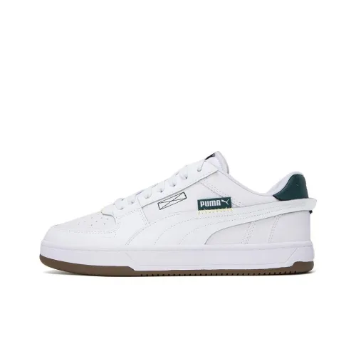 PUMA Caven 2,0 VTG Амортизация Износостойкий Низкий Топ Скейтборд Кроссовки Унисекс Белый