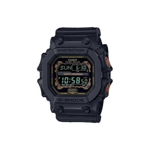 CASIO Кварцевый механизм Смола Ремешок Часы Мужские Черный Циферблат GX 56RC 1PR