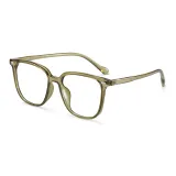 Холодный заваренный Зеленый-Плоская подошва Свет Анти-Синий свет Линзы [Нет Степень]