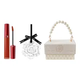 Красная жидкая помада Tube #405 6,5 мл + белый чайный ароматизатор