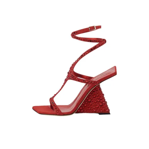 Giuseppe Zanotti GZ Римские Сандалии Женские Красные