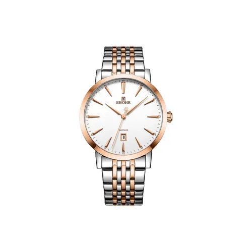 EBOHR Master Collection Master Collection Кварцевый механизм Нержавеющая сталь Ремешок Часы Унисекс Белый циферблат 50180134KA