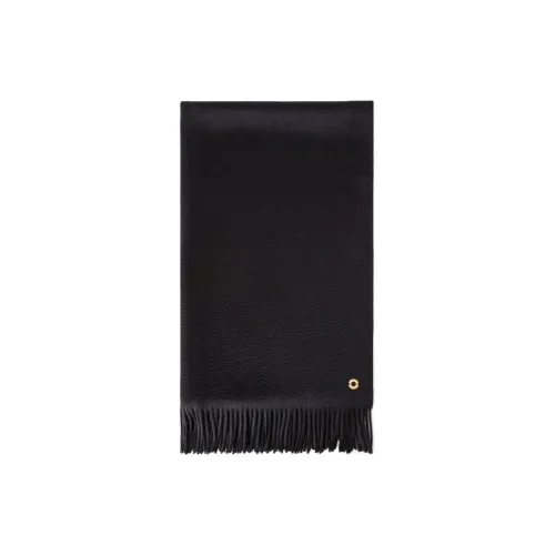 Loro Piana Кашемир Вязаные шарфы Черный Женские