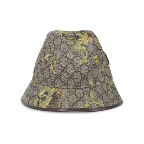 GUCCI Вязаные соломенные шляпы Унисекс Коричневый