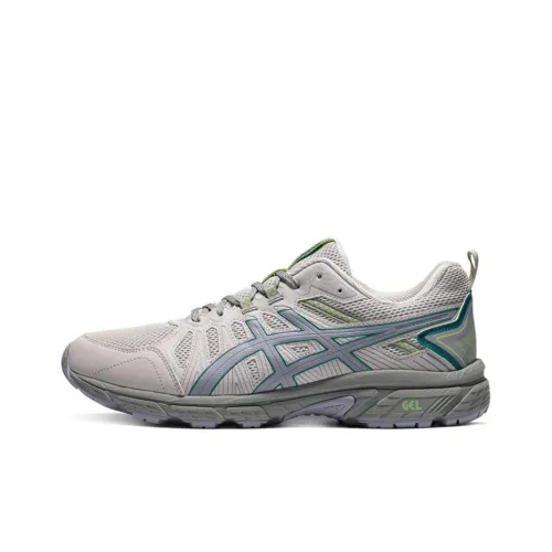 Asics Gel Venture 7 Устойчивые к истиранию Низкие Кроссовки для Бега Унисекс Серый Синий