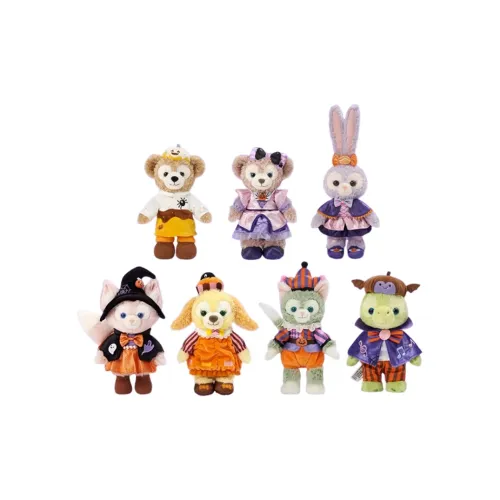 Disney 2023 Хэллоуин Коллекция Duffy и Friends Набор Кукол Плюшевая Кукла