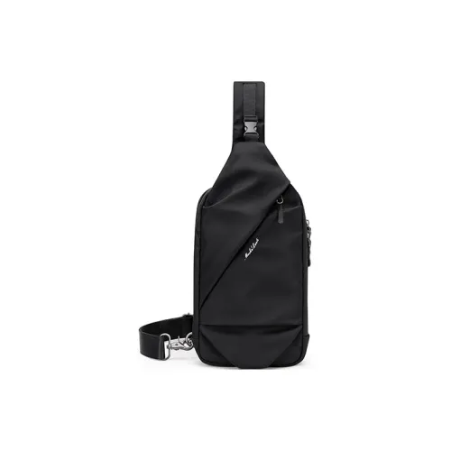 MashaLanti Нейлоновая сумка Sling стандартная мужская черная
