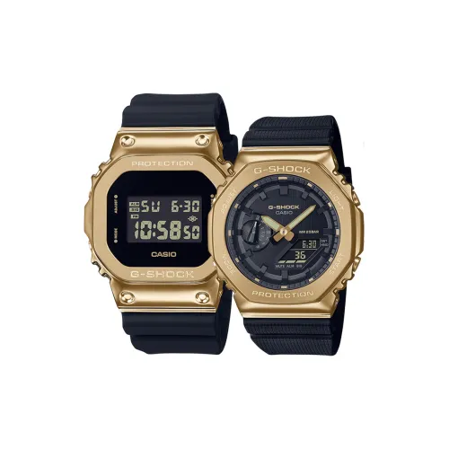 CASIO G SHOCK Collection Кварцевый механизм Смольный ремешок Часы Унисекс Черный циферблат