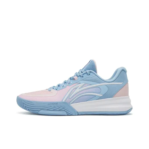LINING Баскетбольные кроссовки Low Top Синий Розовый Мужской