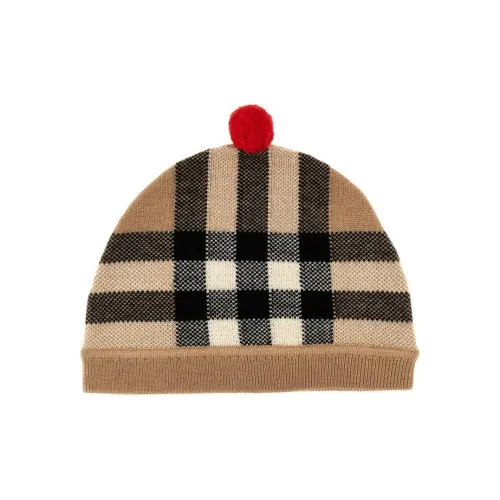 Burberry Кашемир Шапки-бини Детский Бежевый