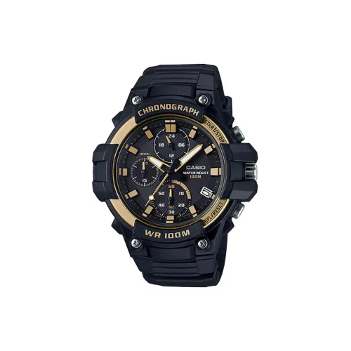CASIO YOUTH Collection Круглый Аналоговый Кварцевый Механизм Смольный Ремешок Часы Мужские Черный Циферблат