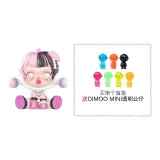 Один blind коробка (комплиментарный Dimoo мини прозрачная кукла)