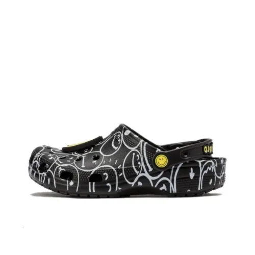 Crocs Classic Clog Sabo Женские Черный Белый