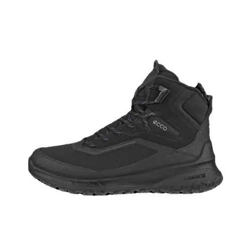 Ecco Otto Series Беговые кроссовки Высокие Черные Мужские