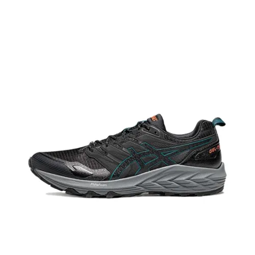 Asics Гель Trabuco Terra Устойчивый к абразиву Низкий Топ Casual Мужской Черный