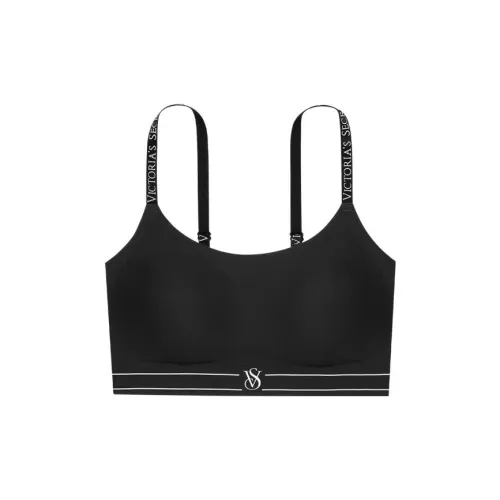 Victoria's Secret Jelly Strip Camisole Series Черные Женские Бюстгальтеры
