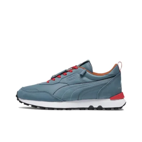 PUMA Rider FV Устойчивые к истиранию амортизаторы Низкий топ Повседневная обувь Женская Сланцево-серый