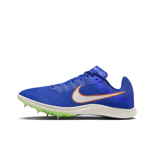 Nike Zoom Rival Аbrasion Resistant Дышащий Низкий Топ Тренировочные Беговые кроссовки Унисекс Синий