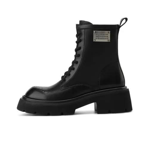 Rosa Bianca Короткий Мартин Ботинок 5,5 см Женский Черный