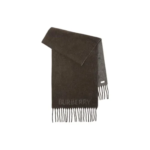 Burberry Вязаные шарфы Женские Коричневый