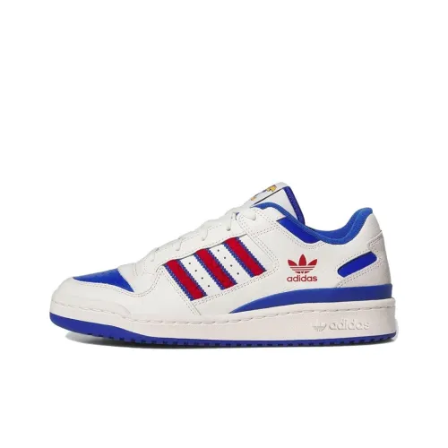 Adidas Originals FORUM Low 'Kansas' Low Топ Скейтборд Кроссовки Мужские Белый Синий Красный