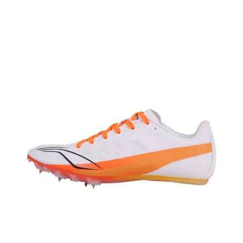 LINING Амортизация Износостойкие Низкие Беговые Кроссовки Унисекс Пламя Оранжевый