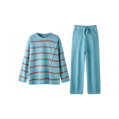 MIOJUER Синий R23212 Женские Пижамные комплекты