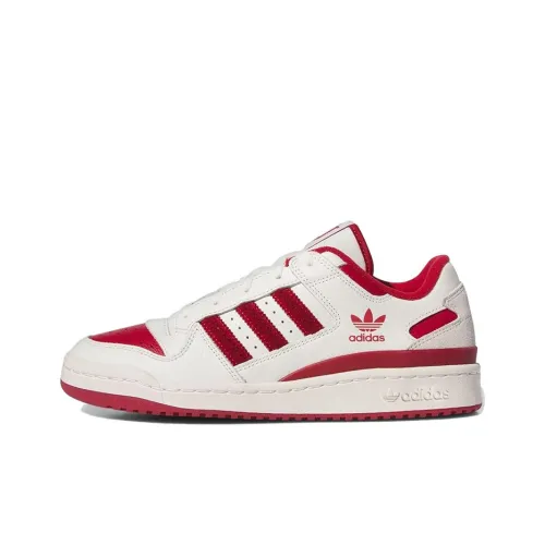 Adidas Originals FORUM Low 'Indiana' Low Топ Скейтборд Кроссовки Мужские Белый Красный