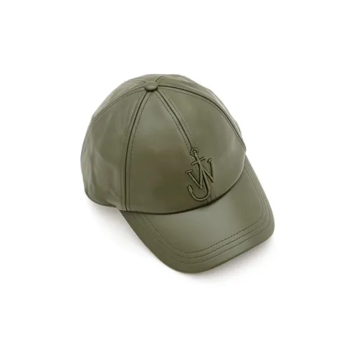 JW Anderson Кожа Кепки Женские Зеленые