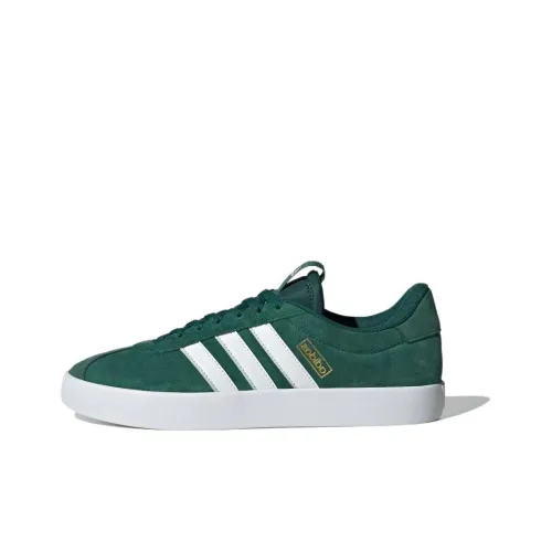 Adidas Vl Court 3,0 Скейтборд Кроссовки Низкие Зеленые Белые Унисекс