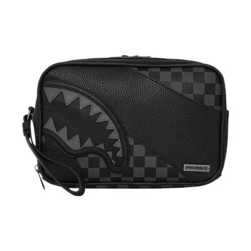 SPRAYGROUND Поливинилхлорид Клатч Стандартный Мужской Серый