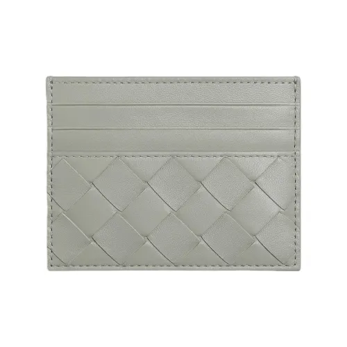 Bottega Veneta Intrecciato Sheepskin Картхолдер Стандартный Женский Агат Серый