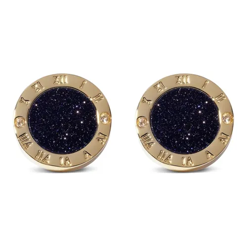 WILLIAM MILTON Латунь, Звездный Небесный Камень Запонки Мужские