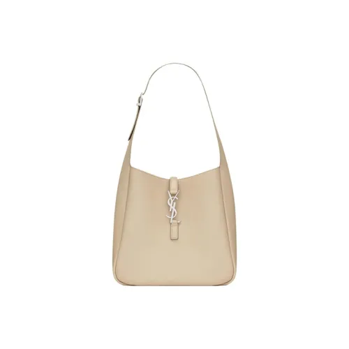 SAINT LAURENT LE5A7 Кожа Сумка-хобо Сумка Сумка через плечо Женская Цвет морской соли
