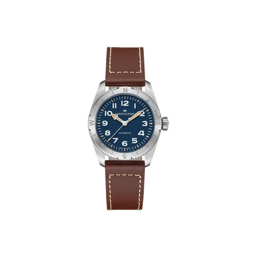 HAMILTON Автоматический Механический Часы Мужские Khaki Field Series 37мм*20мм Синий