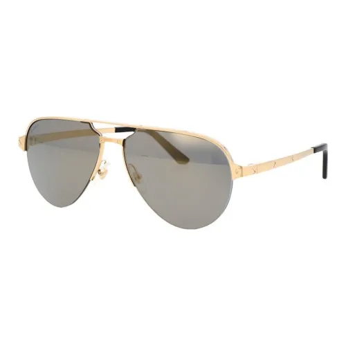 Cartier Metal Aviator Солнцезащитные очки Мужские Золотые