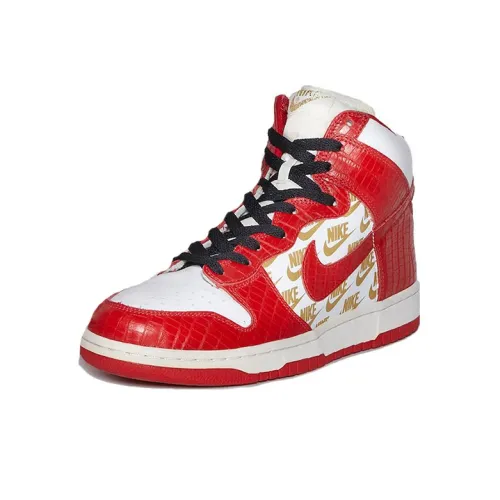 Supreme x Nike Dunk SB Slip-resistant MID Скейтборд Кроссовки Мужские Red