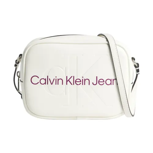 CK Calvin Klein Полиуретан Сумка через плечо Маленькая Женская Белая