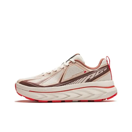 ANTA Противоскользящие Износостойкие Низкие Беговые кроссовки Мужские Серые Земля