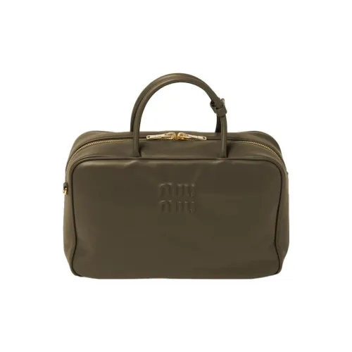 MIU MIU Сумка через плечо из кожи сумка женская армейский зеленый