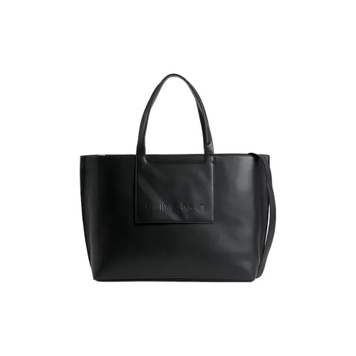 CK Calvin Klein Переработанный полиэстер Тоут Сумка Сумка для покупок Сумка через плечо Сумка Большая Женская Черная