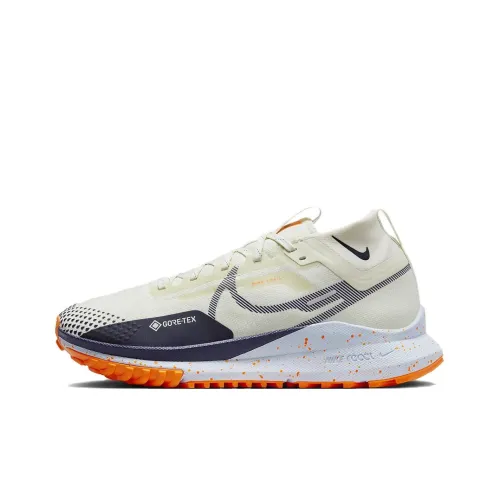 Nike Pegasus Trail 4 Водонепроницаемый и Дышащий Покрытие Поддержка Отскок Низкие Кроссовки для Беговых Трейлов Мужские Синий-Фиолетовый