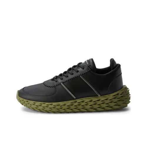 Giuseppe Zanotti GZ Urchin Низкий Топ Повседневная Обувь Мужская Черная