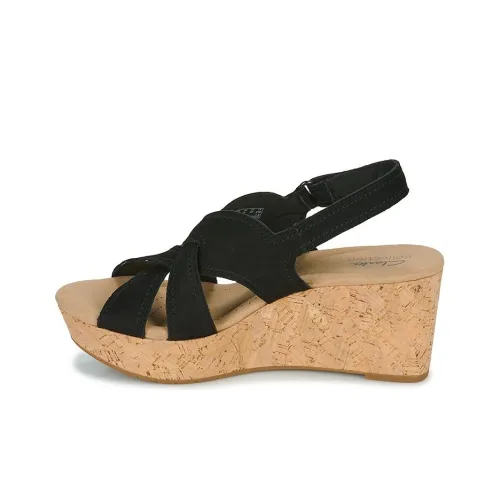 Clarks One Ремешок Сандалии Женские Черные