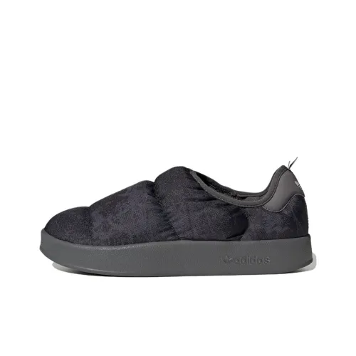 Adidas Originals Puffylette Slip-resistant Thermal Low-top Casual Shoes Men's Black Adidas Originals Puffylette Slip-resistant Thermal Низкие повседневные мужские туфли Черные
