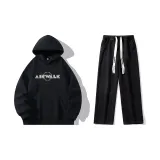 Комплект одежды (Черный топ + Черные джинсы)